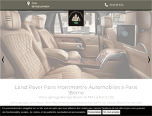 Tablet Screenshot of montmartre-automobiles.fr